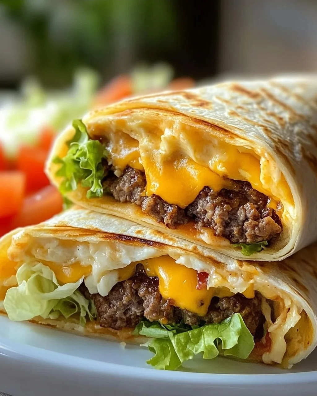 Air Fryer Cheeseburger Wraps: Schnelles Abendessen Rezept!