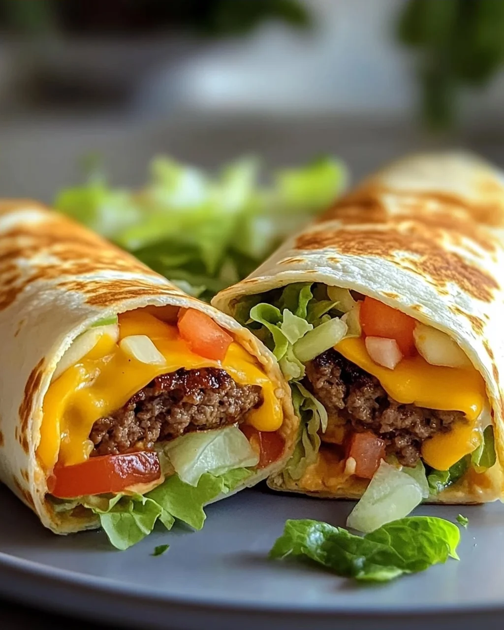 Air Fryer Cheeseburger Wraps: Schnelles Abendessen Rezept!