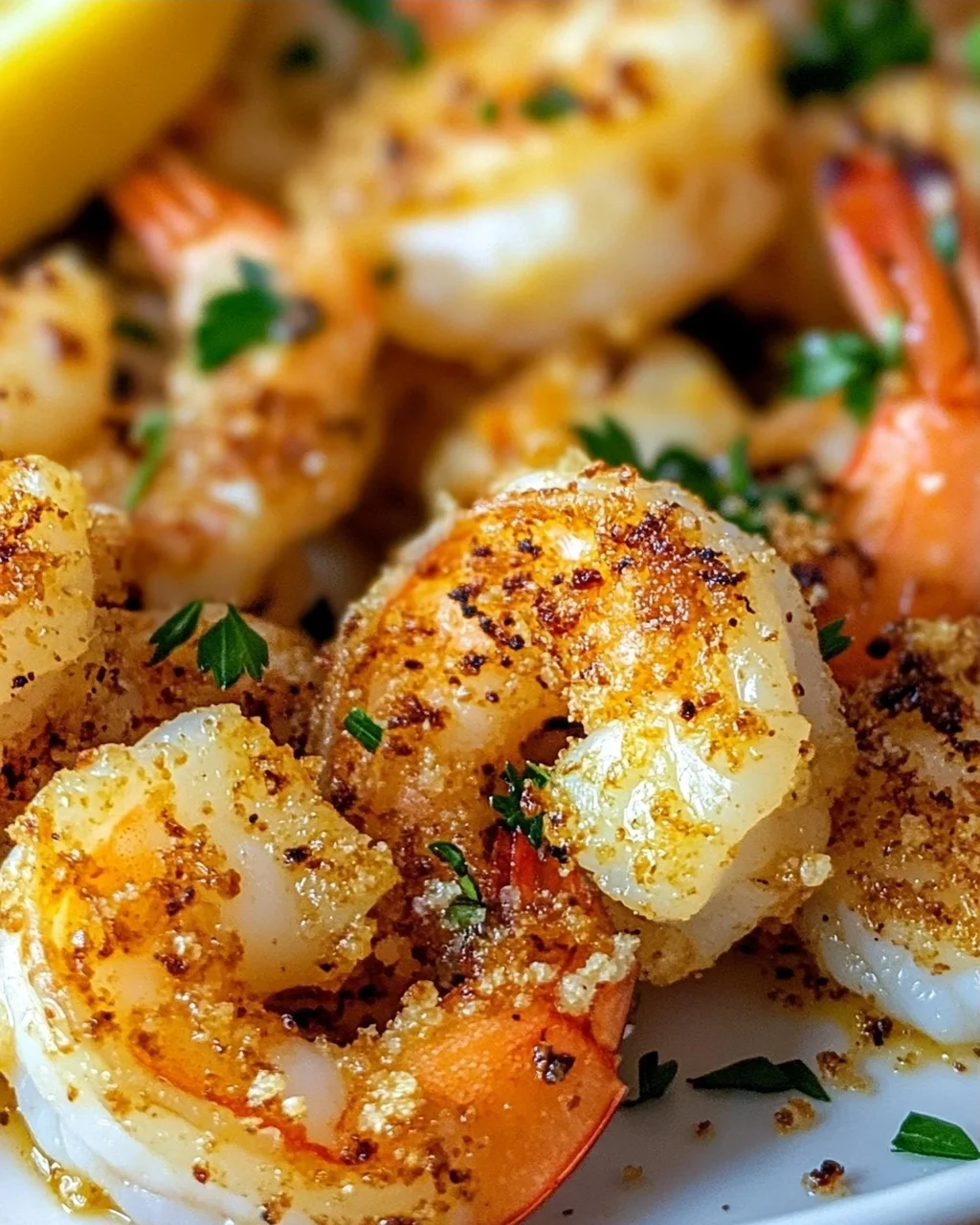 Air Fryer Knoblauch Parmesan Garnelen