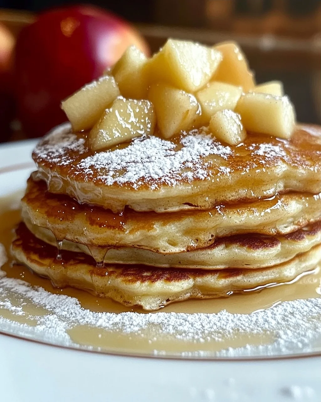 Apfelpfannkuchen klassisch und fluffig