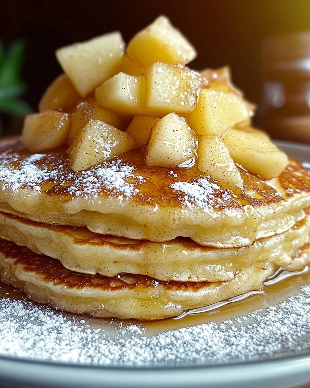 Apfelpfannkuchen klassisch und fluffig