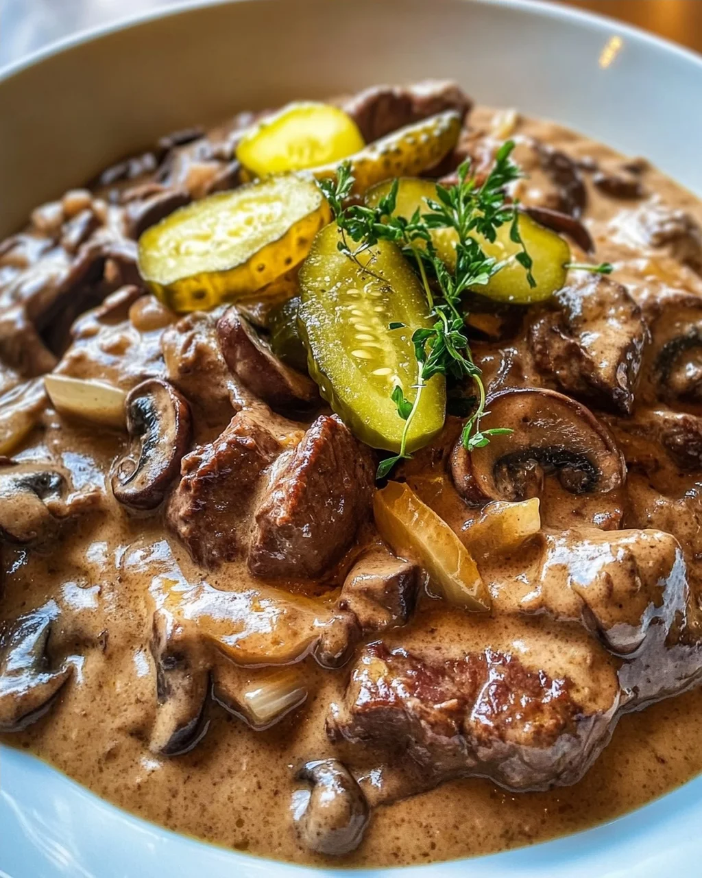 Boeuf Stroganoff