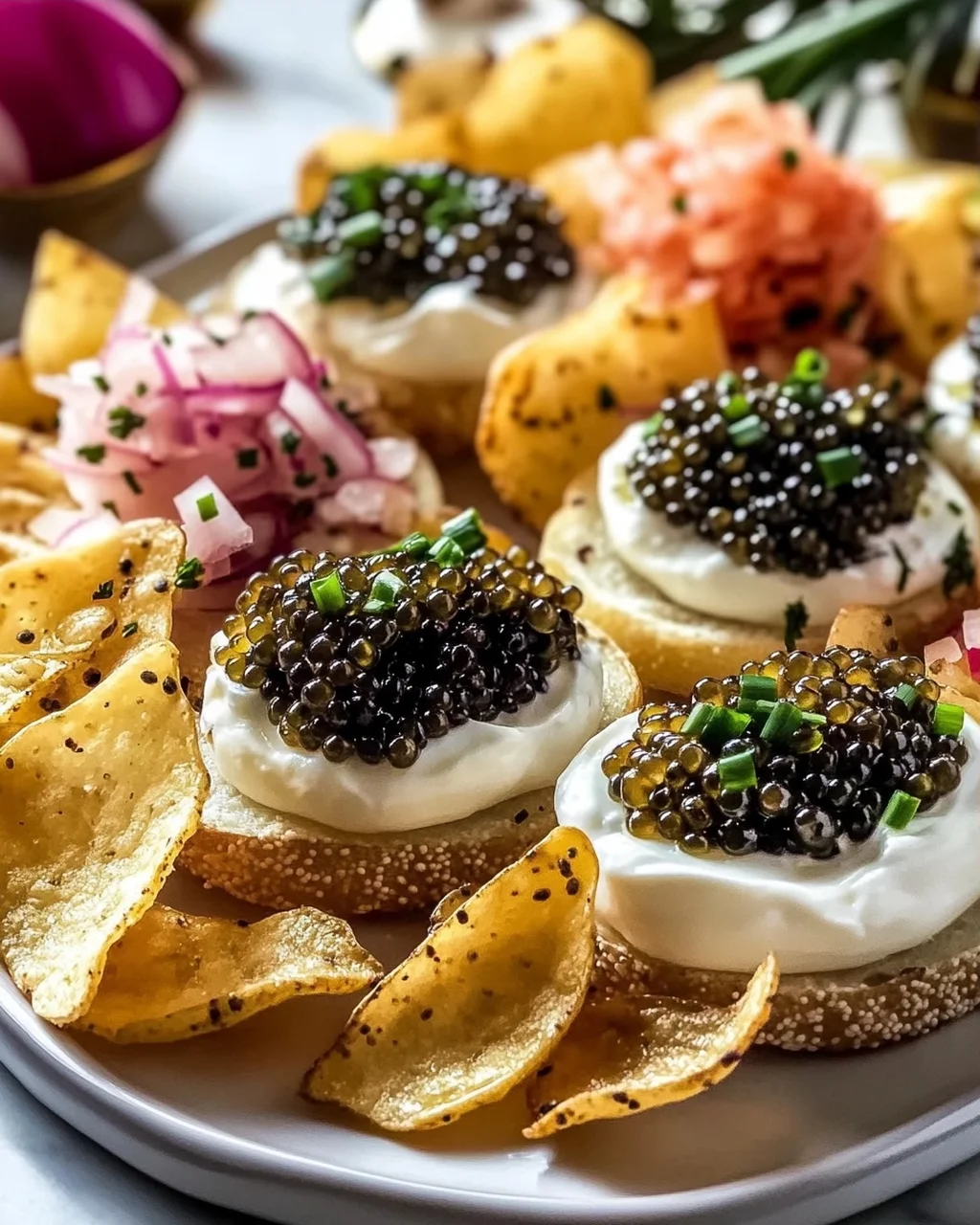 Caviar Appetizer Platter