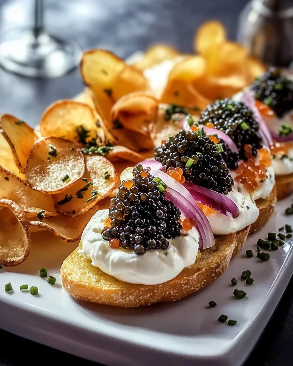 Caviar Appetizer Platter