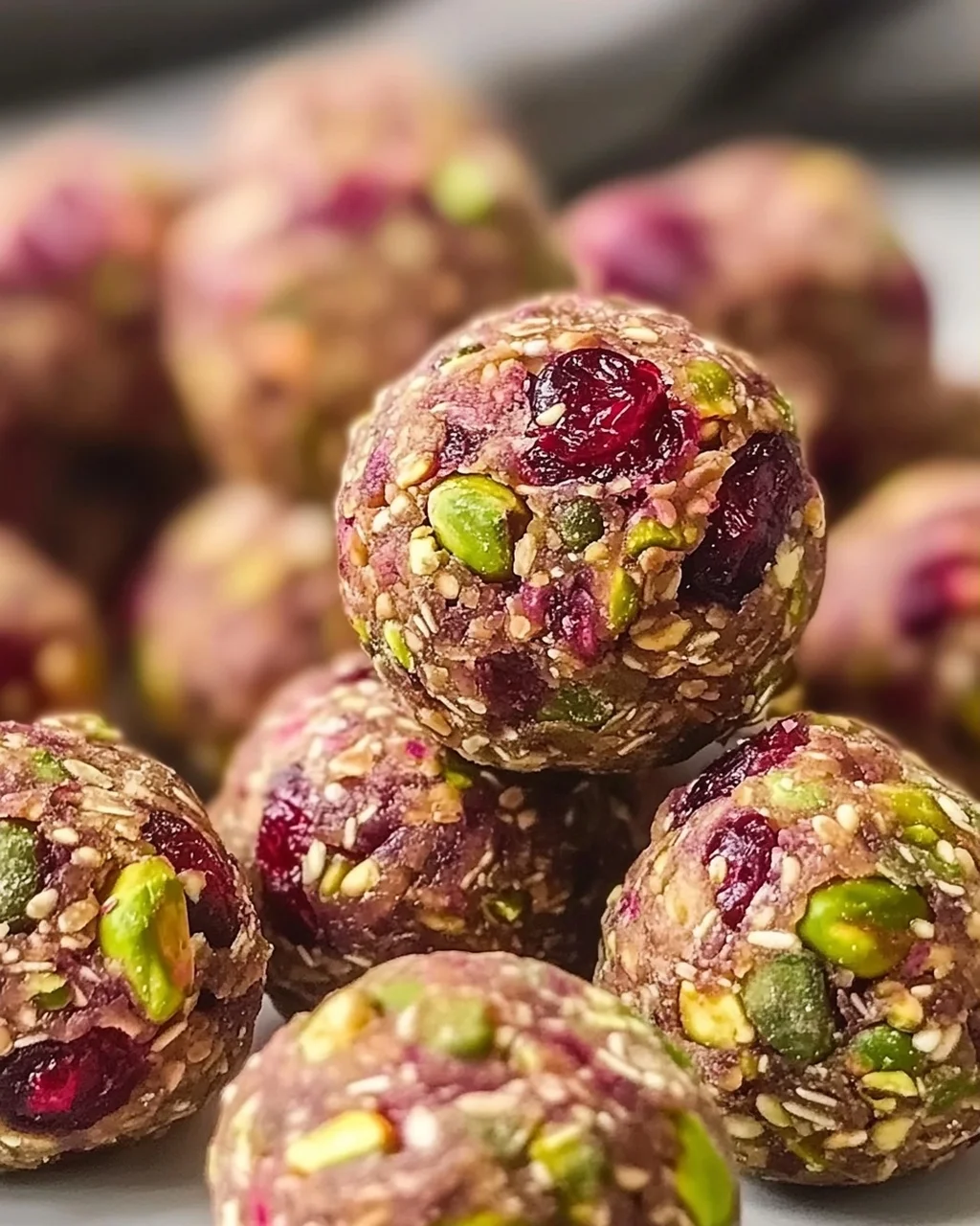 Cranberry Pistachio Protein Bites: Leckere, gesunde Snacks!