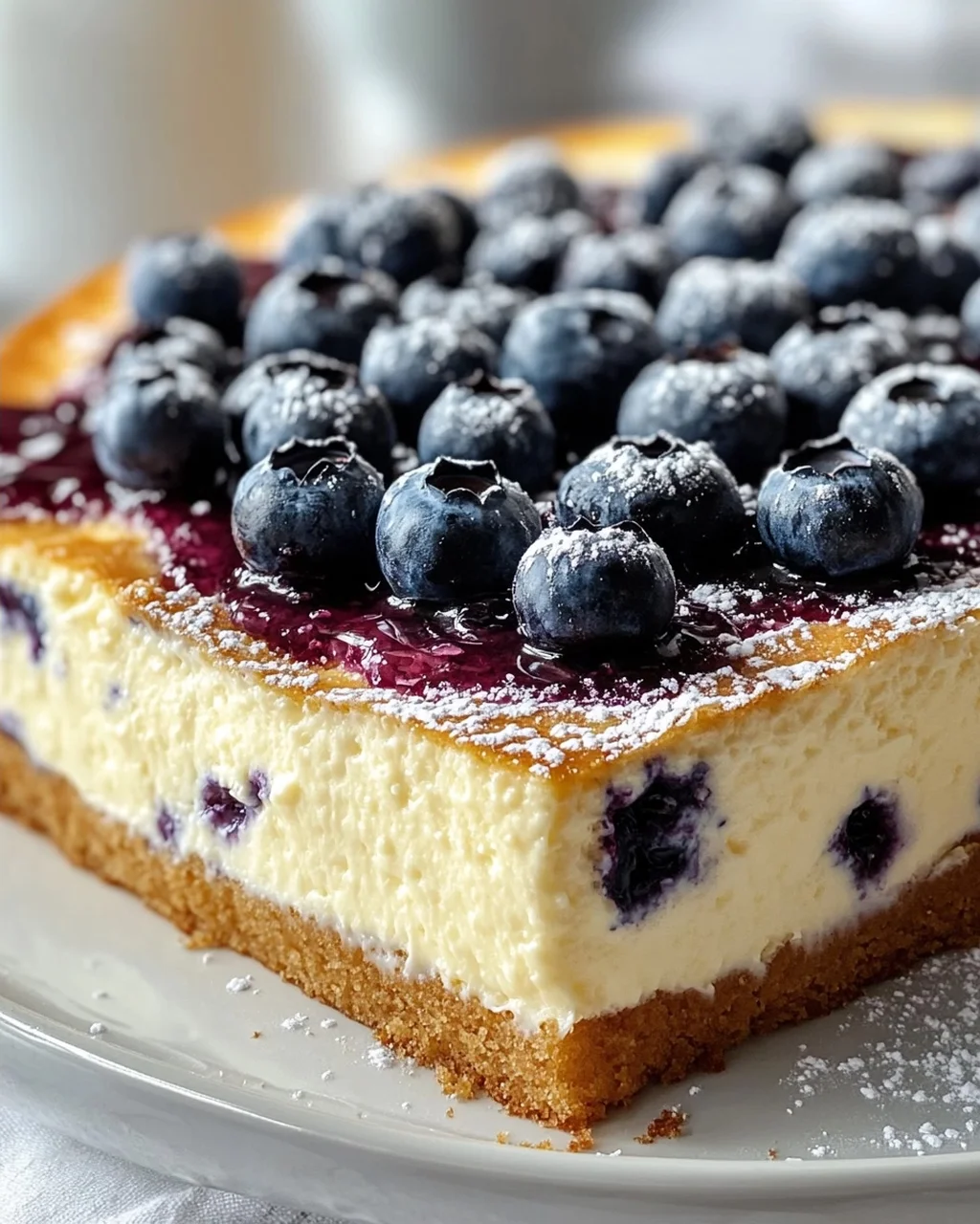 Cremiger Heidelnon-alcoholic Beer Frischkäse Blechkuchen leicht