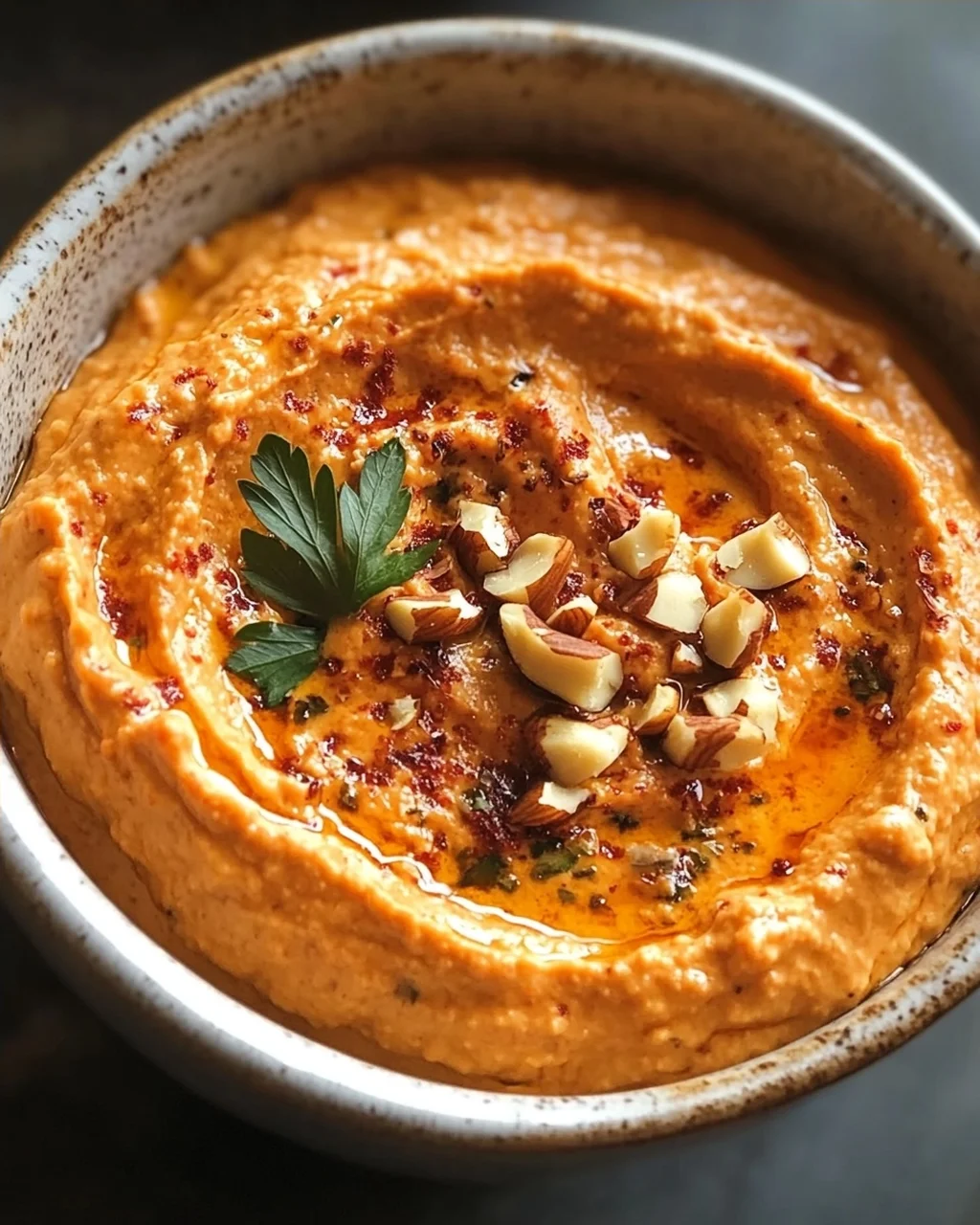 Cremiger Rote Paprika Walnuss Dip: Seidenweiche Textur entdecken