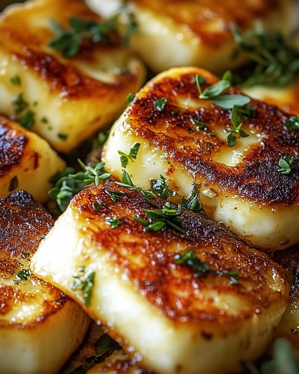 Crispy Pan-Fried Halloumi