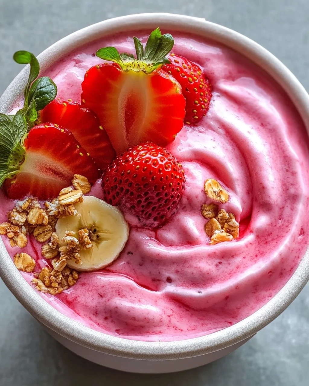 Erdbeer Swirl Smoothie Bowl: Das ultimative Sommer-Rezept