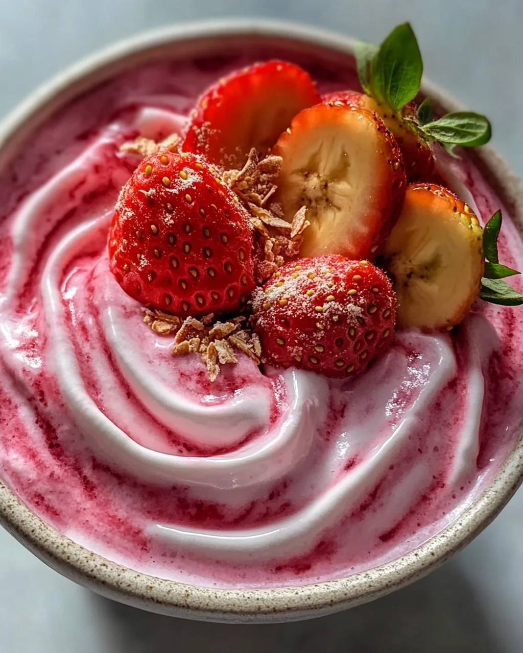 Erdbeer Swirl Smoothie Bowl: Das ultimative Sommer-Rezept