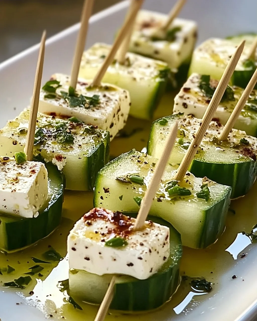 Feta Spiese mit Gurke: Leckeres Rezept für jeden Anlass!