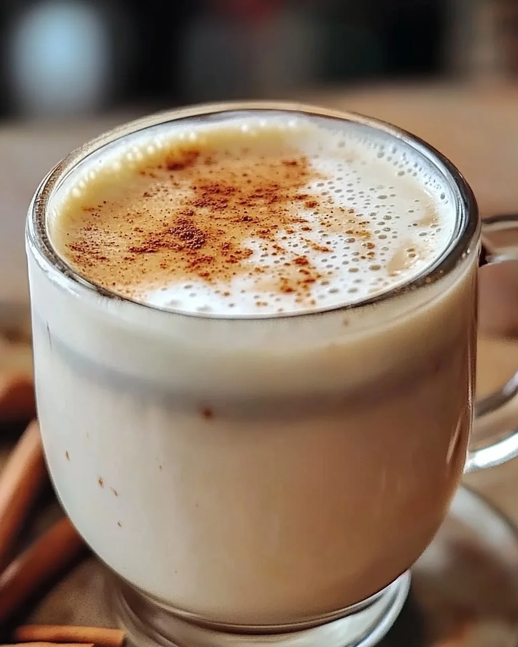 Genieße den perfekten Vanille Zimt Milchtee