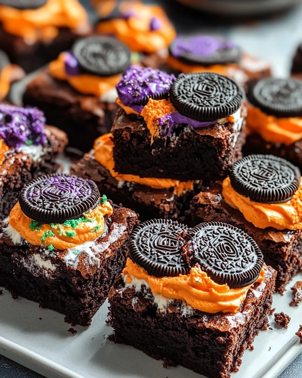 Halloween Oreo Brownies: Gruselig leckerer Schoko-Genuss!