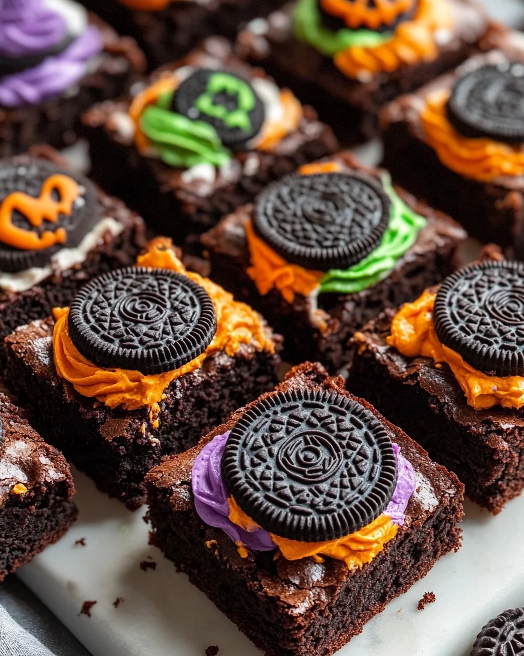 Halloween Oreo Brownies: Gruselig leckerer Schoko-Genuss!