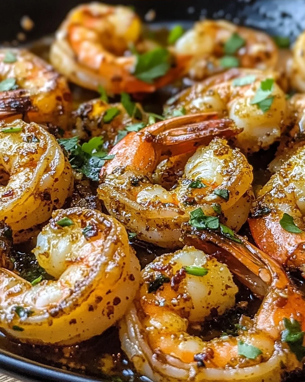 Hatch-Chili geräucherte Garnelen mit Knoblauchbutter