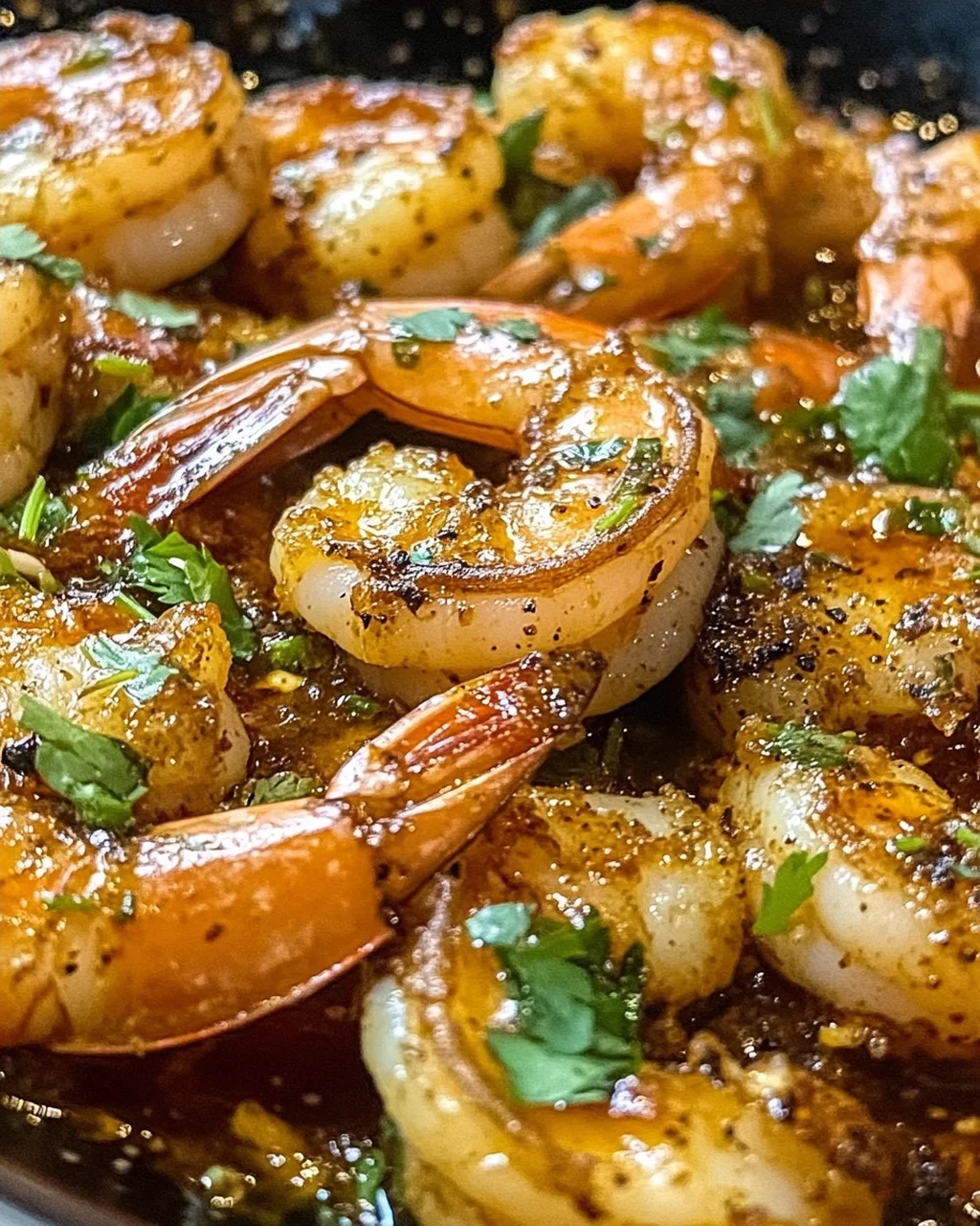 Hatch-Chili geräucherte Garnelen mit Knoblauchbutter