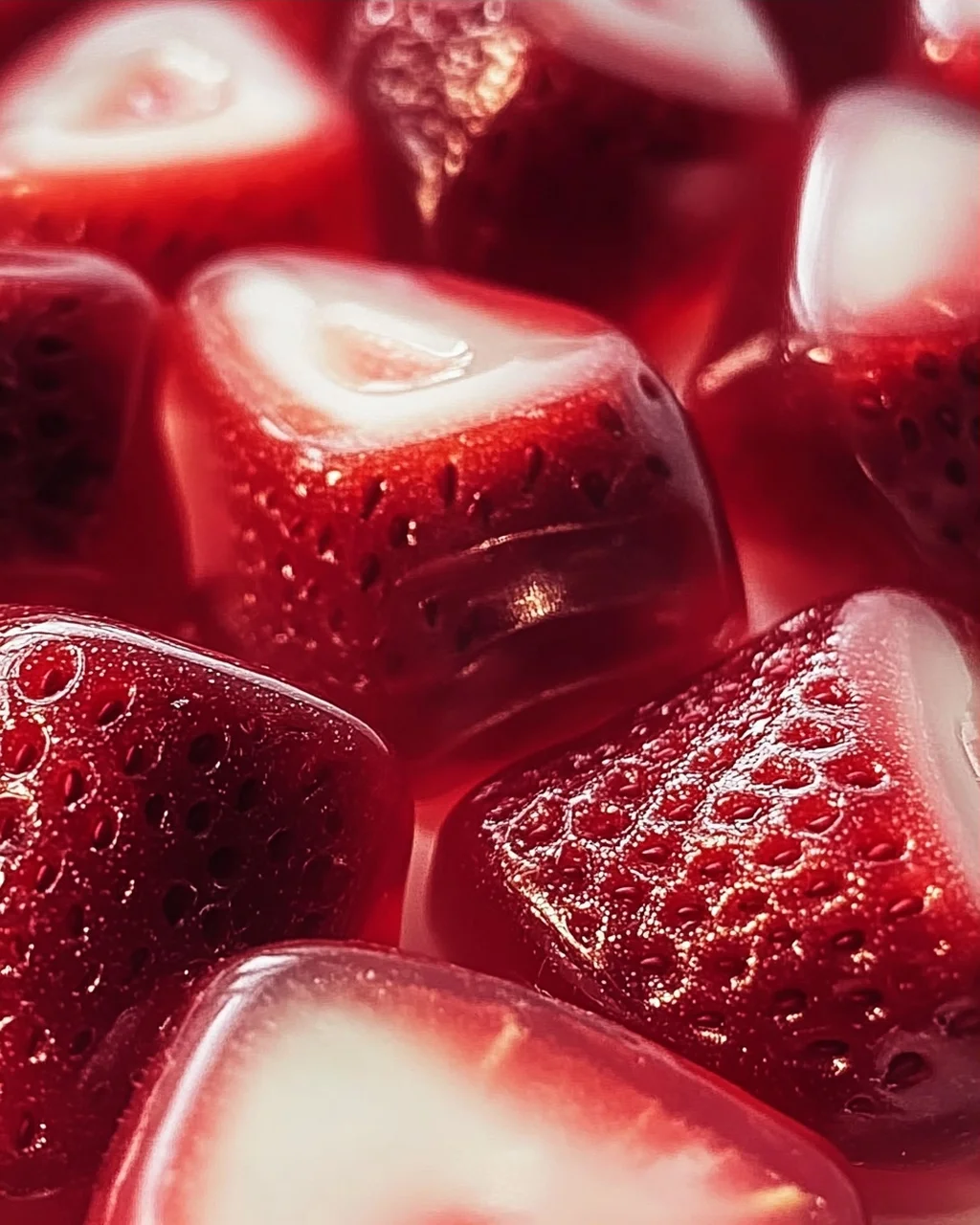 Hausgemachte Erdbeer-Gummis für gesunde Snacks