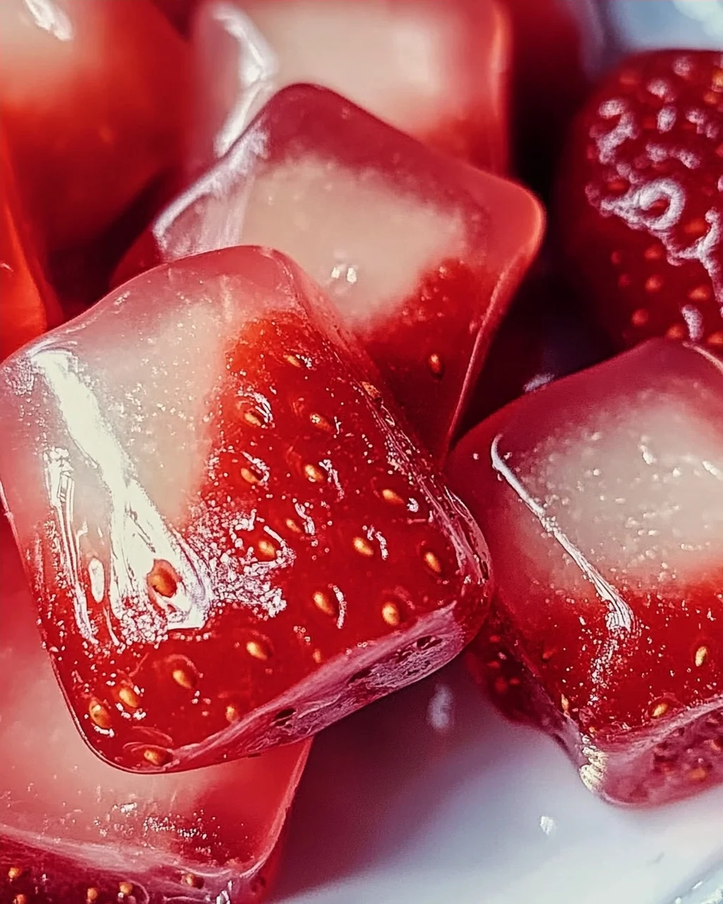 Hausgemachte Erdbeer-Gummis für gesunde Snacks