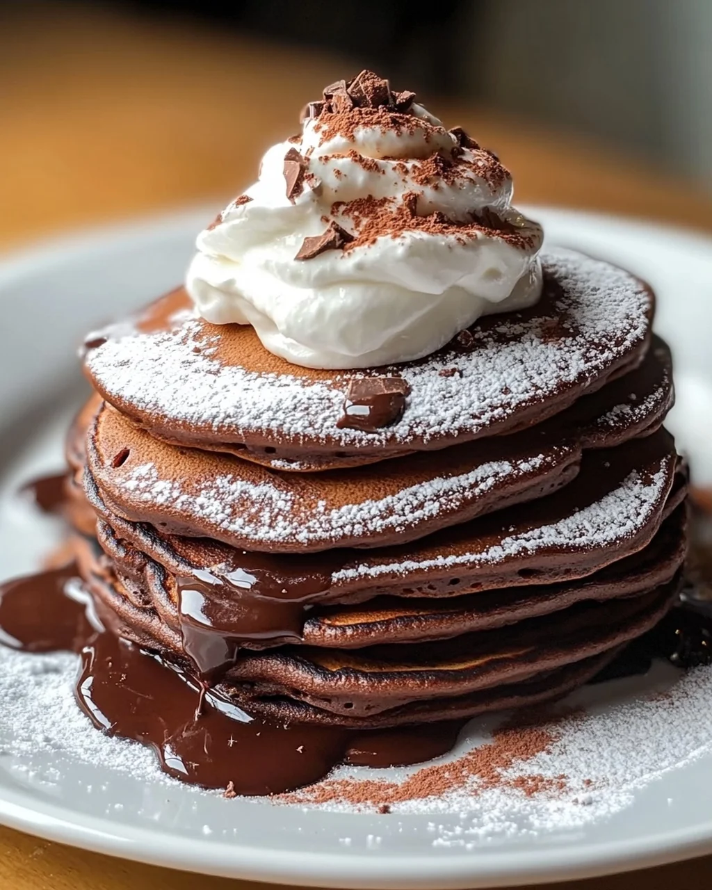 Keto Schoko Pancakes mit Kakao & Sahne – Himmlisch!