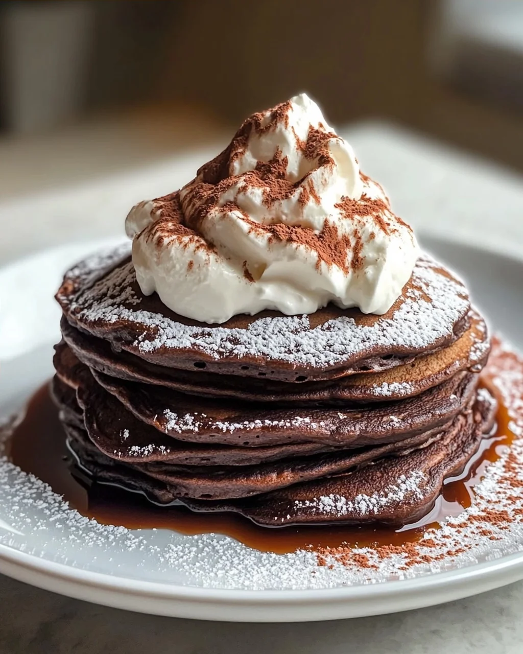 Keto Schoko Pancakes mit Kakao & Sahne – Himmlisch!