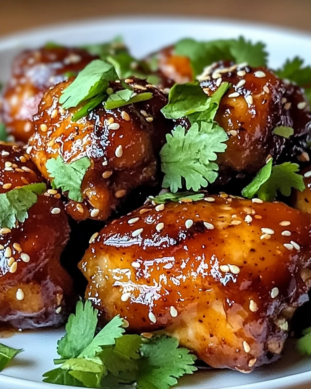 Klebrige Süß-Chili-Hühnchenoberkeulen schnell zubereiten