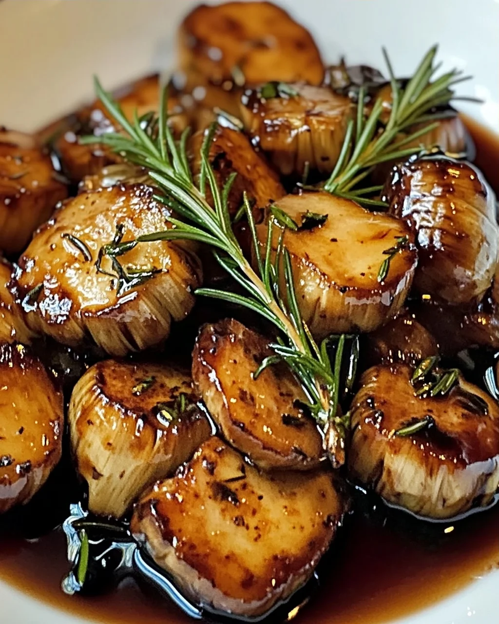 Krosse Jerusalemer Artischocken mit altem Balsamico