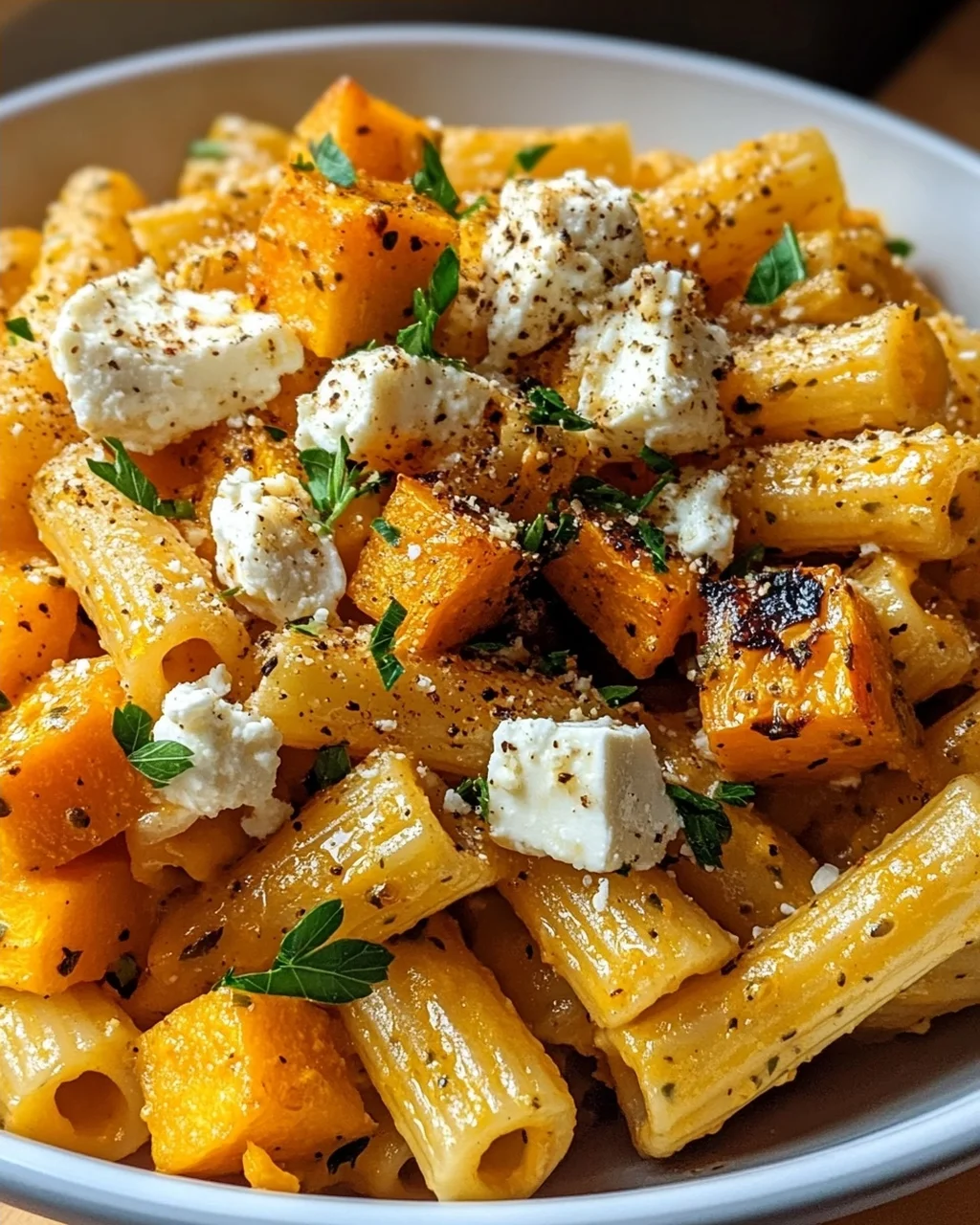 Kürbis Feta Pasta: Unglaublich lecker, schnell & einfach!