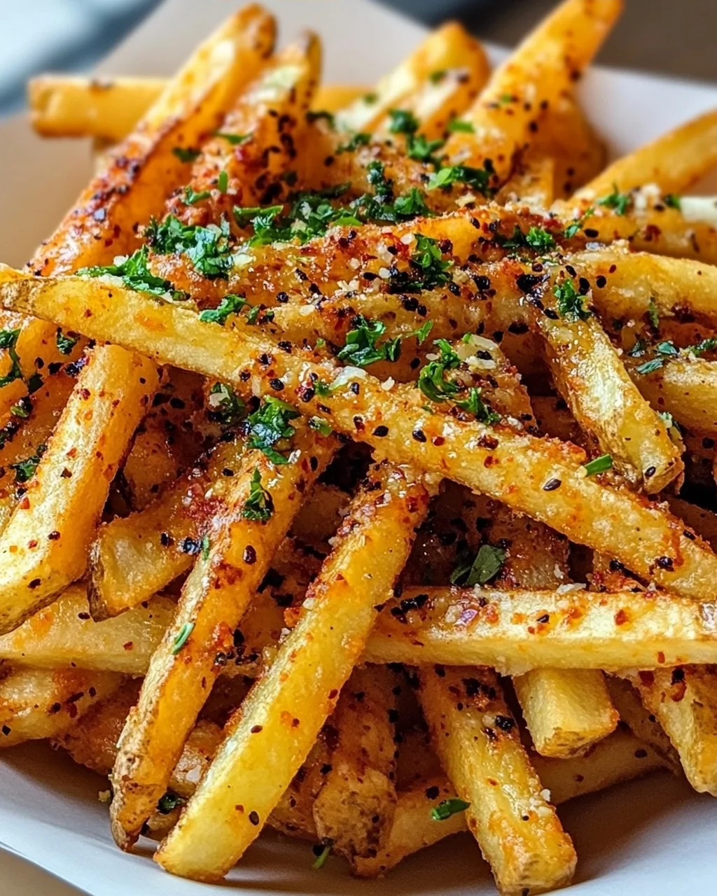 Louisiana Voodoo Fries mit Cajun-Gewürz & Knoblauchbutter
