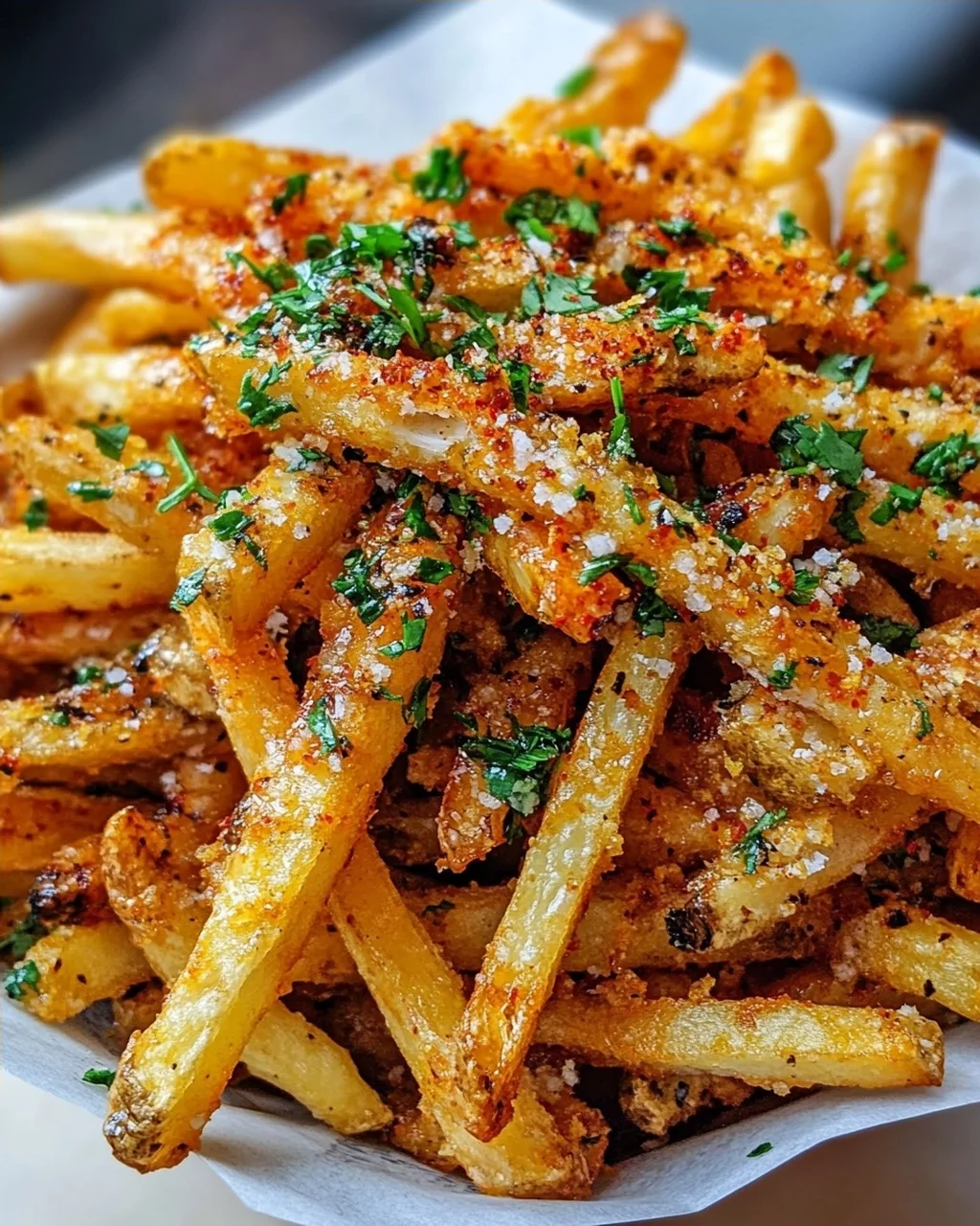 Louisiana Voodoo Fries mit Cajun-Gewürz & Knoblauchbutter