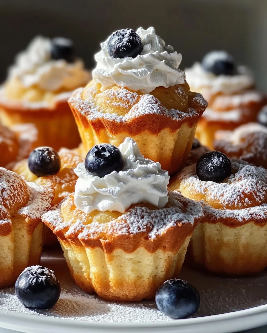 Mini Fluffige Waffel Muffins – Perfekt für Frühstück & Partys!
