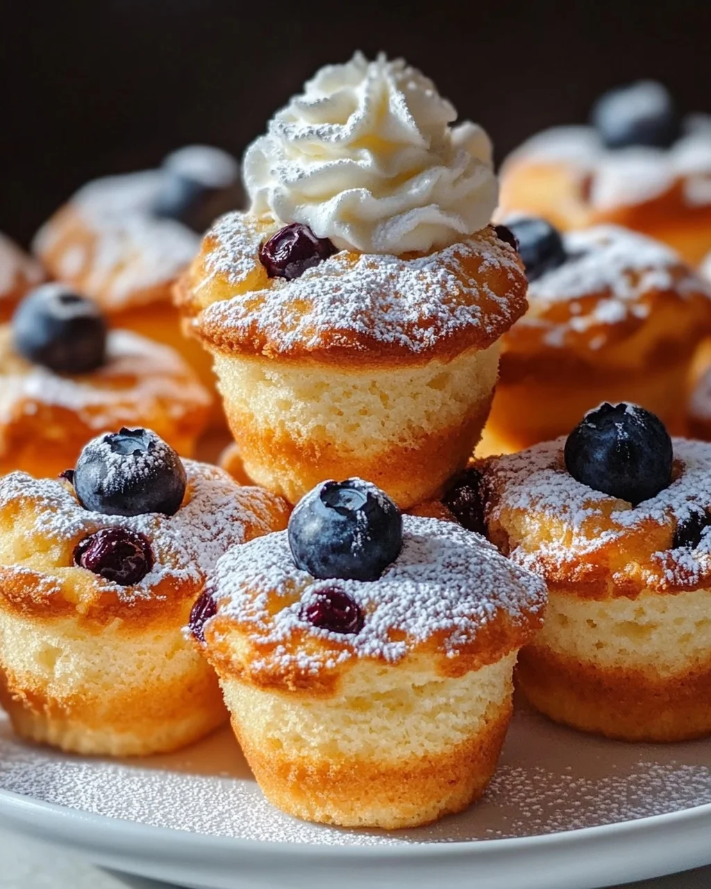 Mini Fluffige Waffel Muffins – Perfekt für Frühstück & Partys!