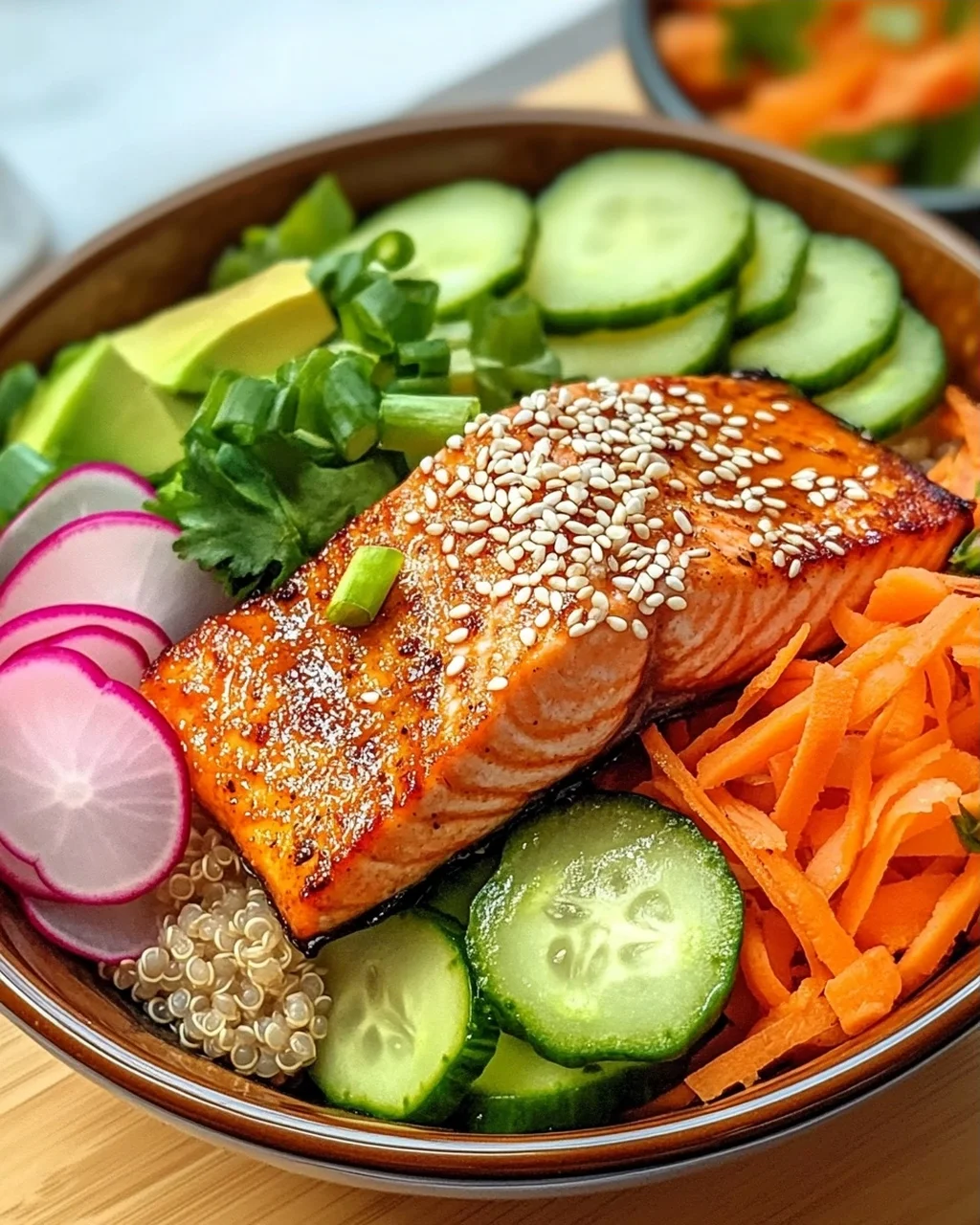 Miso Lachs Buddha Schalen für gesunde Genießer