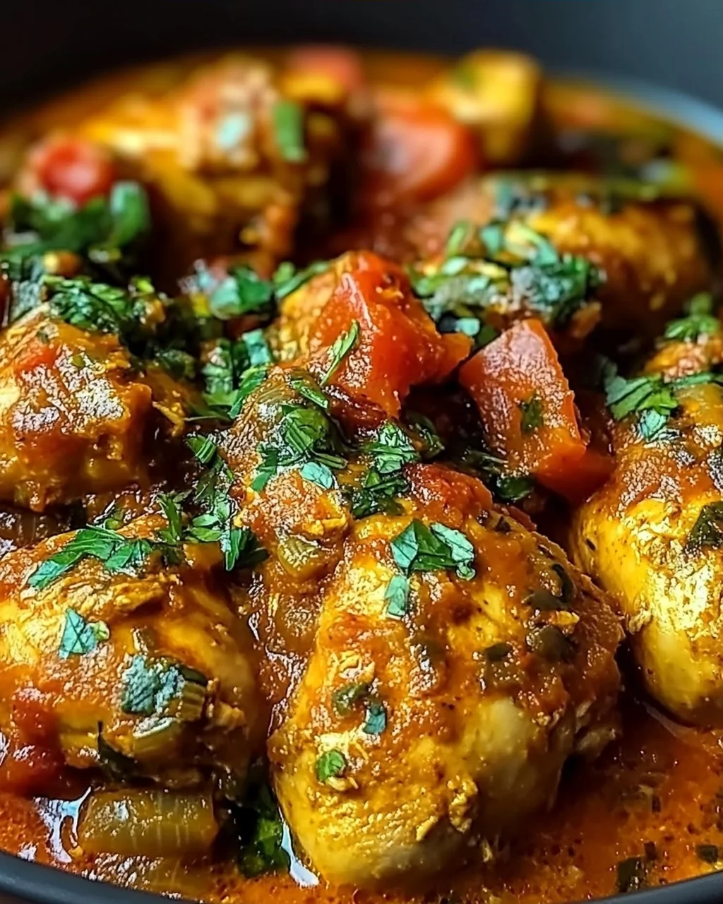 Nigerianisches Hähnchenragout: Herzhaftes Wohlfühlessen