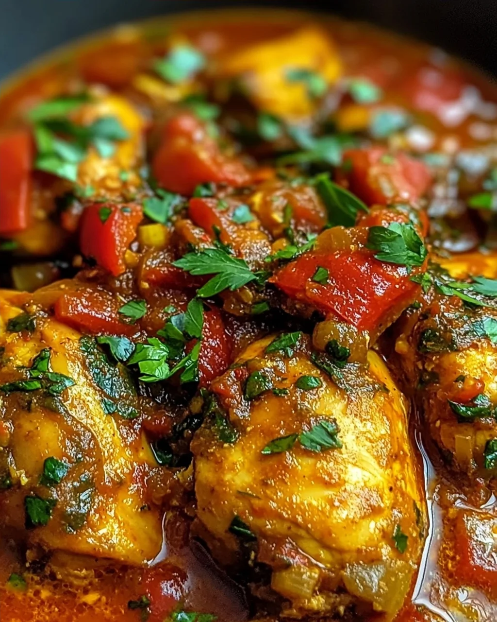 Nigerianisches Hähnchenragout: Herzhaftes Wohlfühlessen