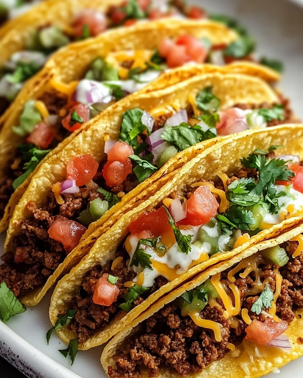 Ofen-gebackene käsige Tacos Knuspriges Gefülltes Rezept