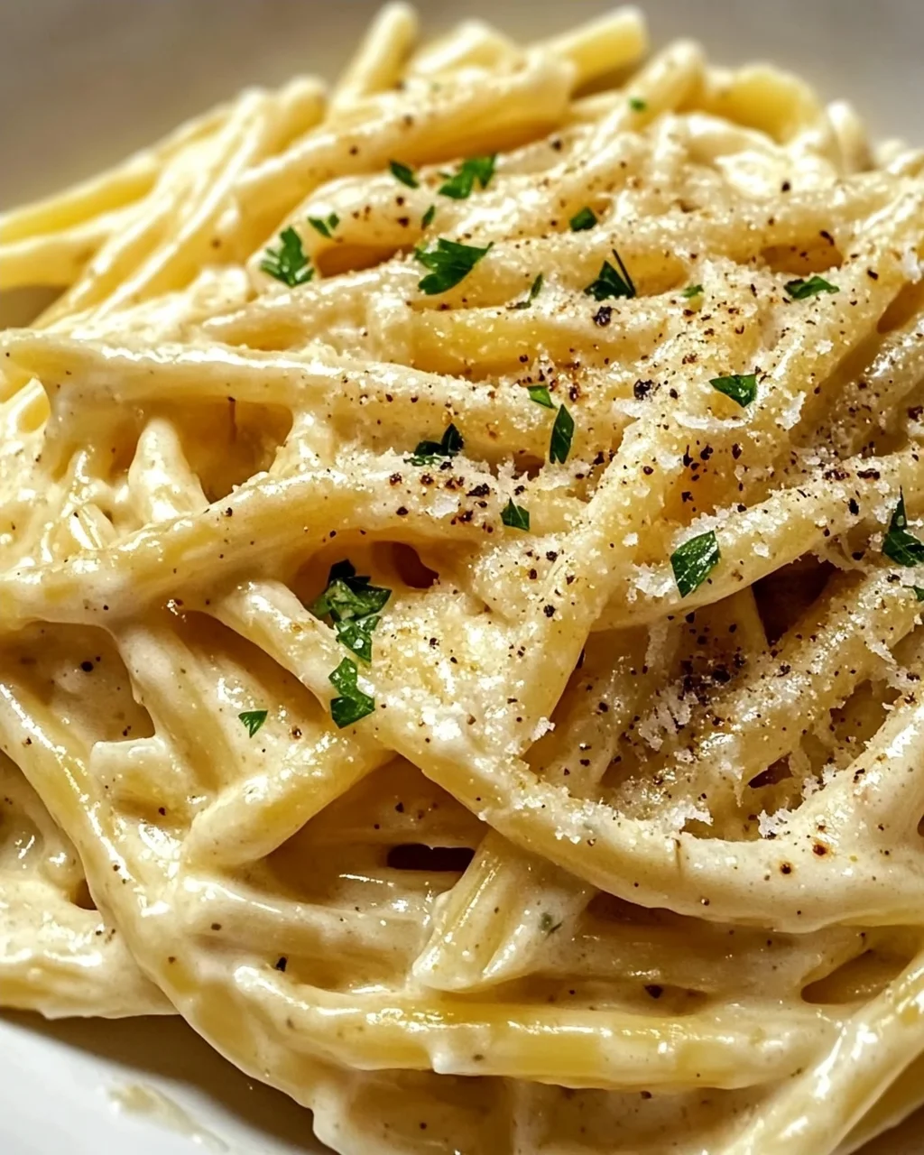 One Pot Cremige Knoblauch Pasta