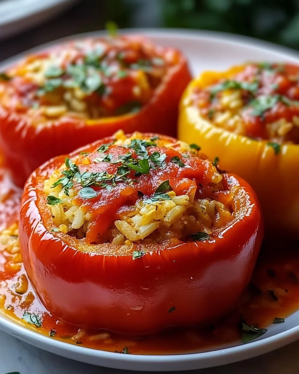 Saftige Hähnchen-Paprika mit Tomatensauce – Einfach Lecker!