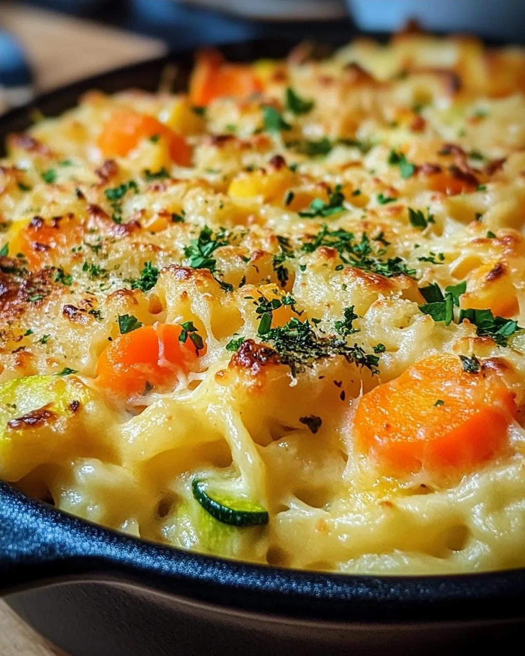 Spätzleauflauf mit Gemüse