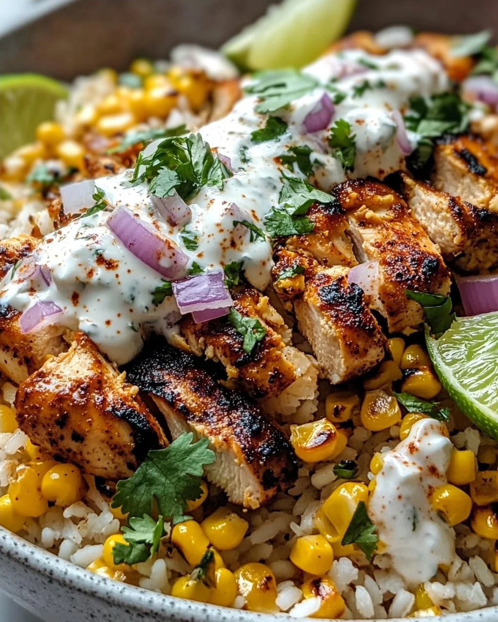 Tasty Street Corn Chicken Bowl