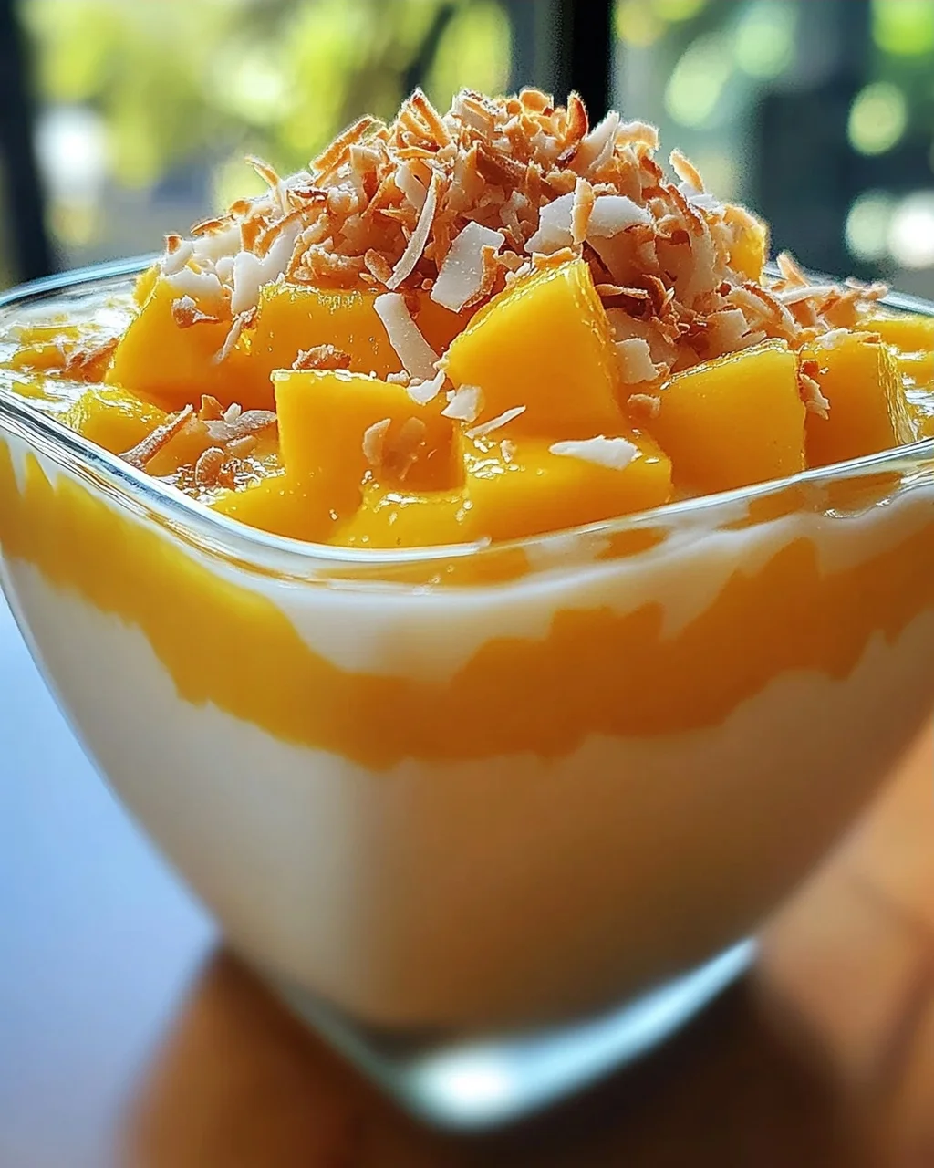 Thailändischer Kokosnuss-Pudding: Cremig und Lecker