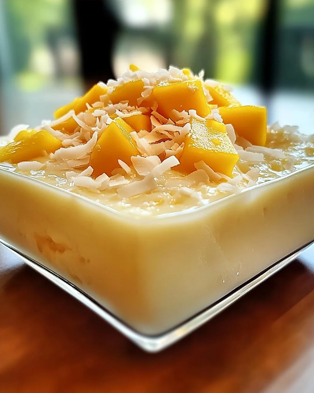 Thailändischer Kokosnuss-Pudding: Cremig und Lecker