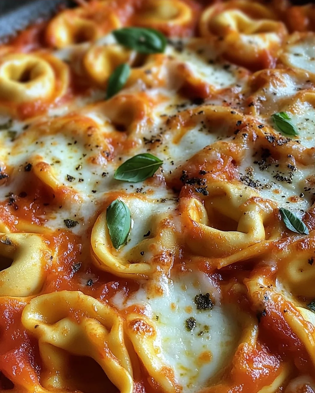 Tortelliniauflauf Tomate Mozzarella