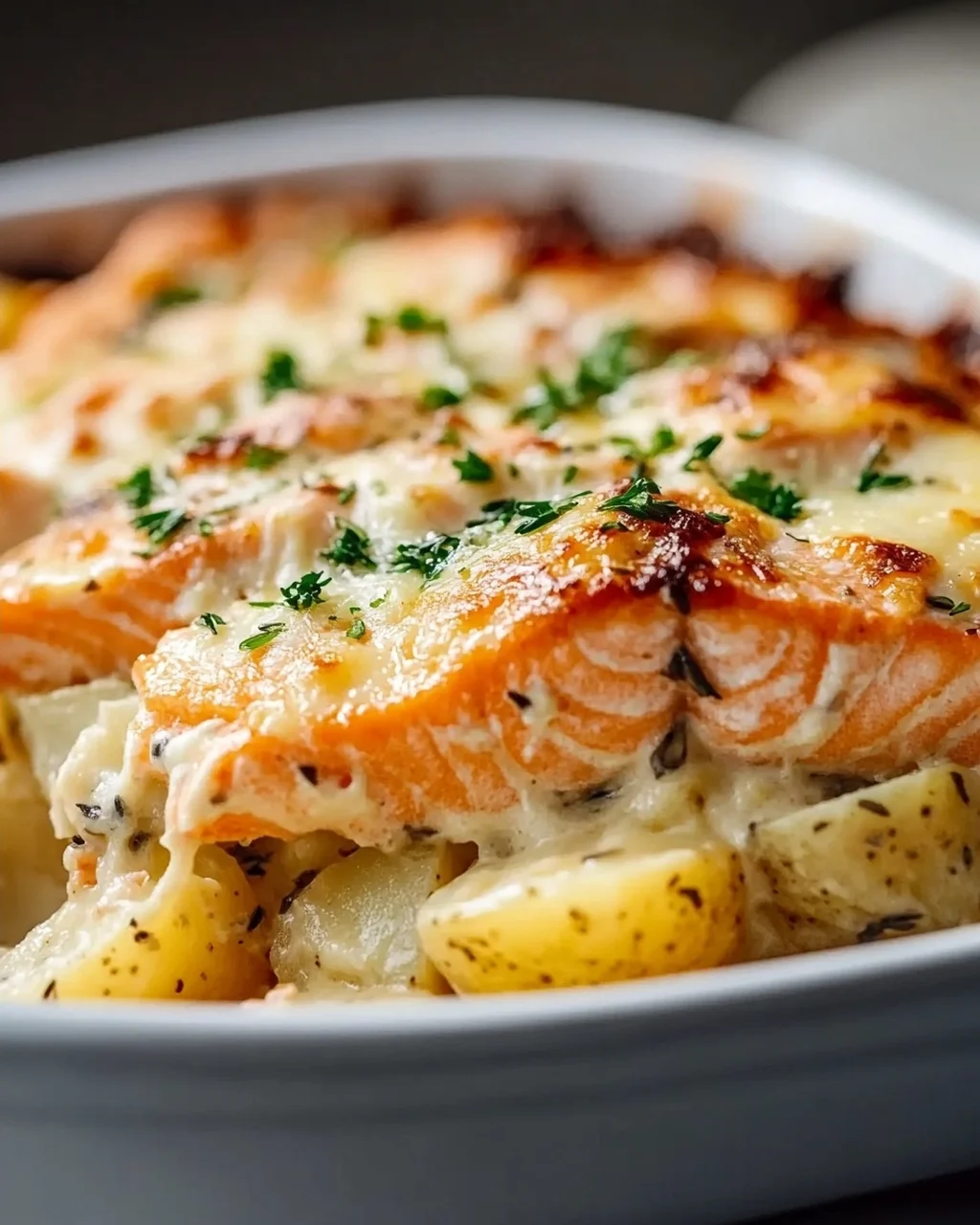 Zarter Lachs Auflauf mit Kartoffeln – Einfach und Lecker!