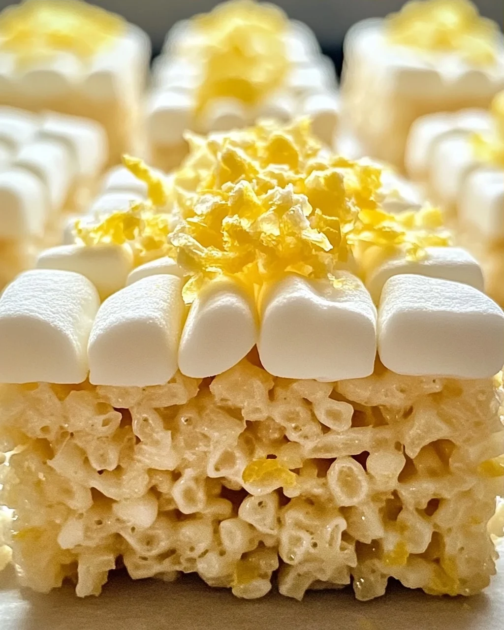 Zitronen Rice Krispy Leckerbissen für jeden Anlass