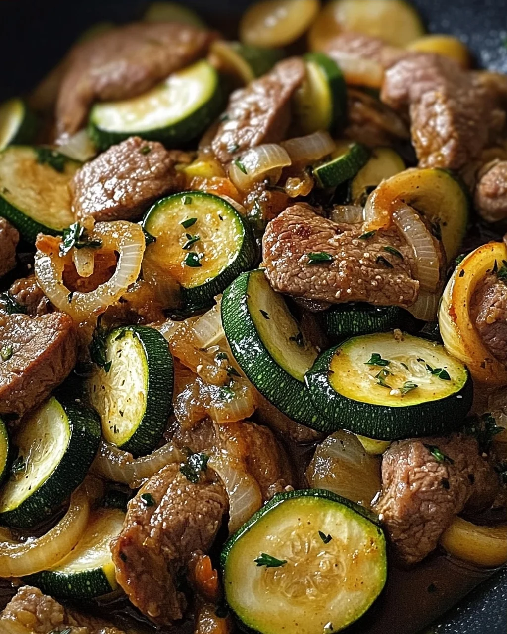 Zucchini-Hack-Pfanne