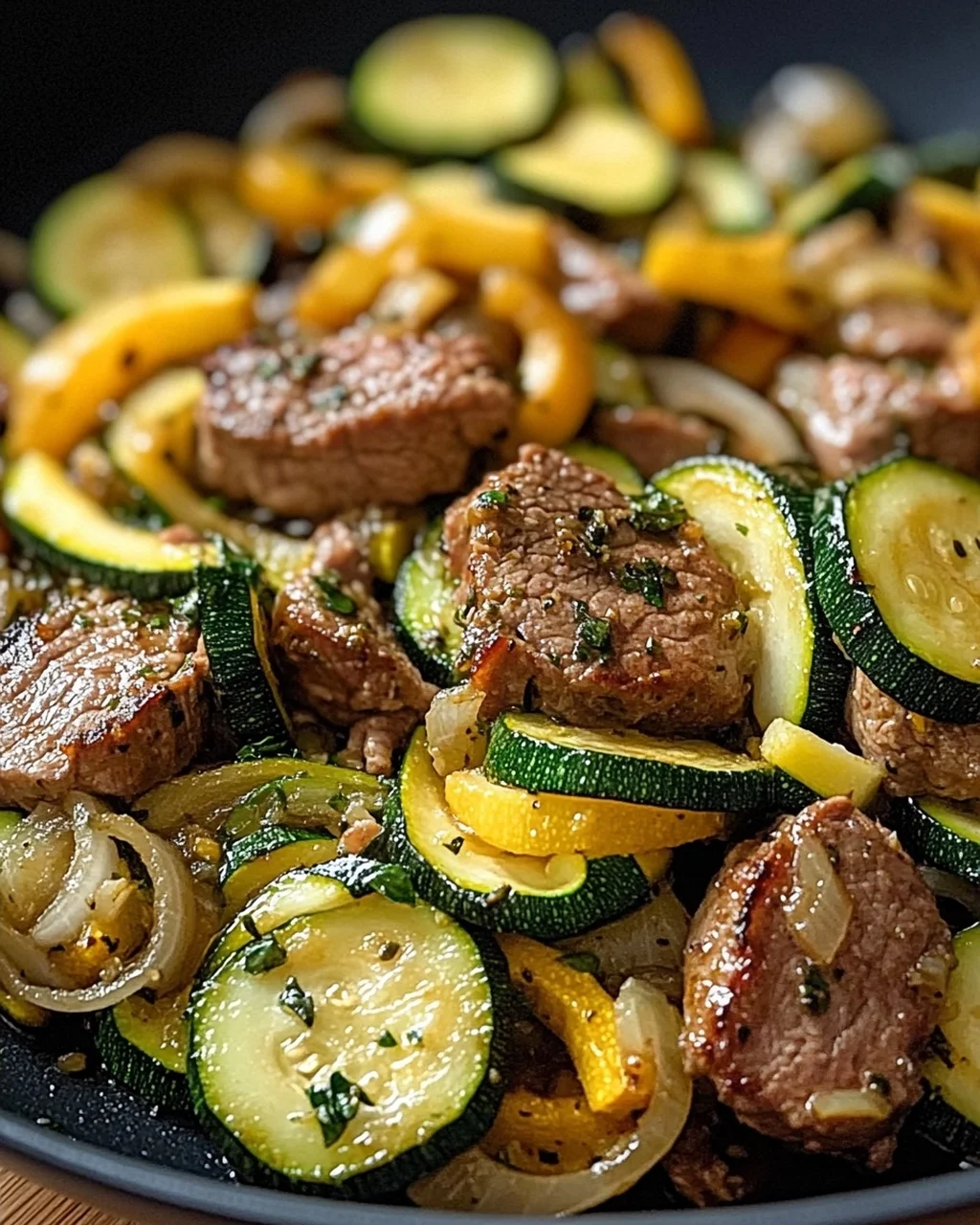 Zucchini-Hack-Pfanne